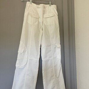 Brandy Melville white cargo pants